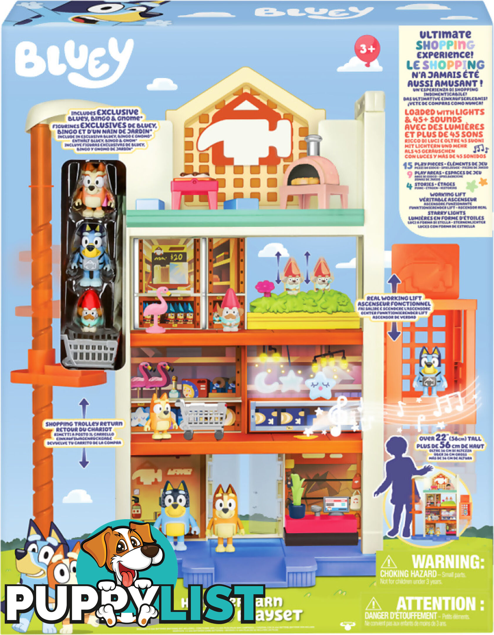 Bluey - S9 Hammerbarn Shopping Center Playset - Mj17552 - 630996175521