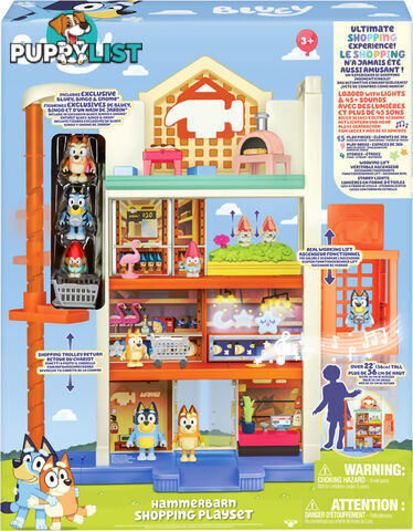 Bluey - S9 Hammerbarn Shopping Center Playset - Mj17552 - 630996175521