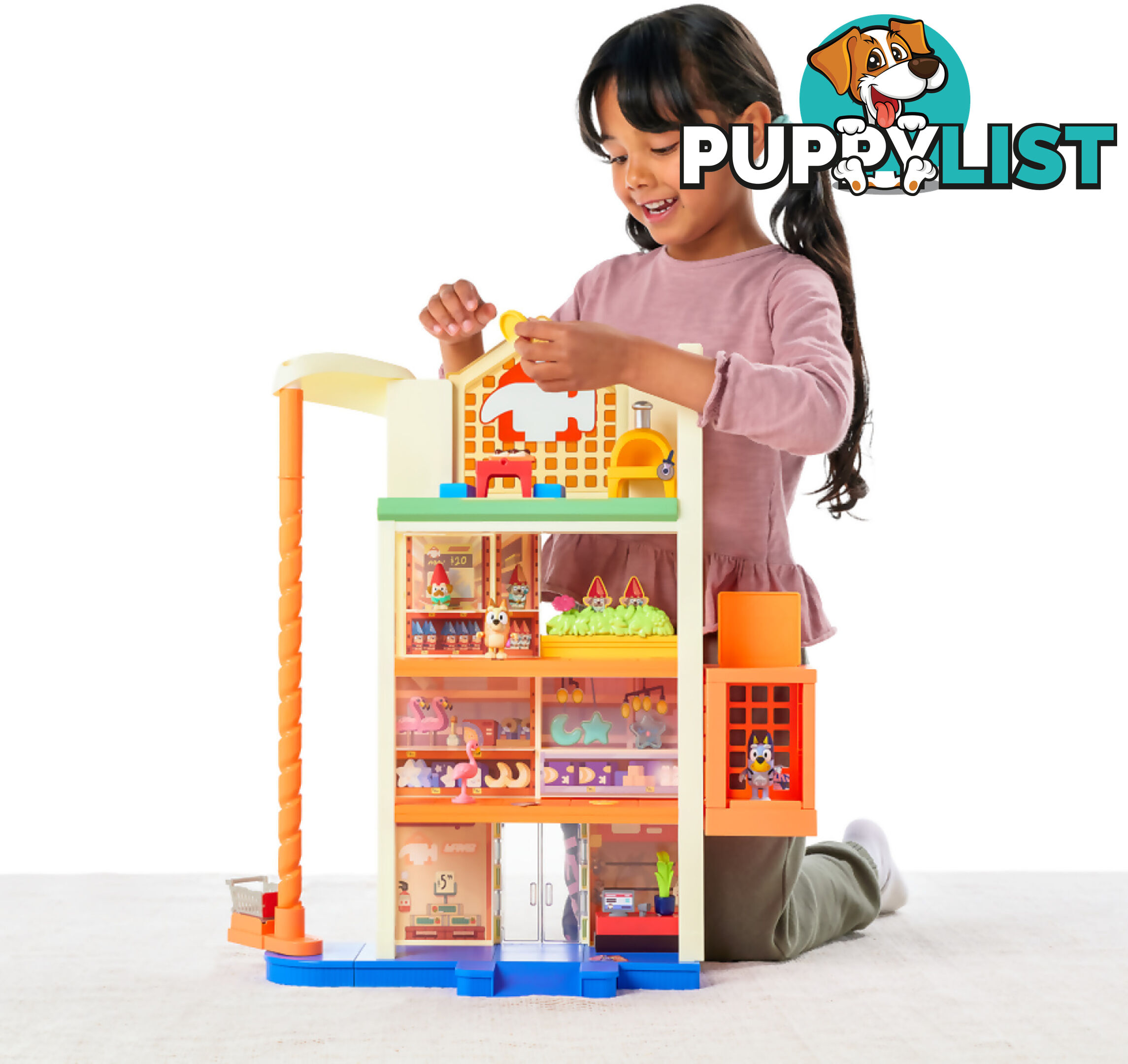 Bluey - S9 Hammerbarn Shopping Center Playset - Mj17552 - 630996175521