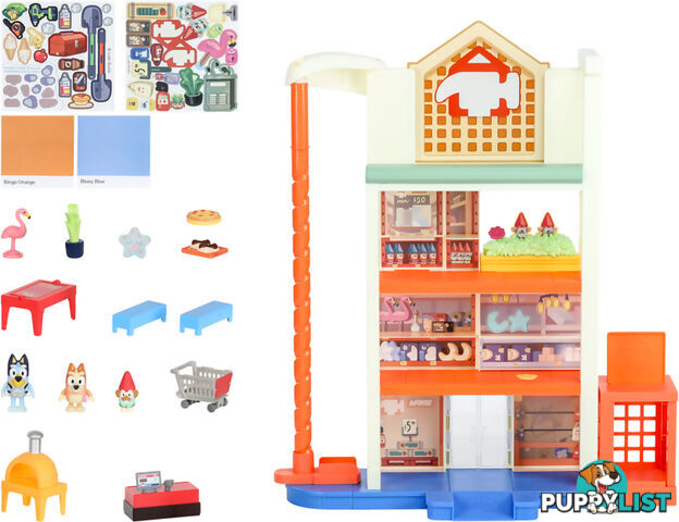 Bluey - S9 Hammerbarn Shopping Center Playset - Mj17552 - 630996175521