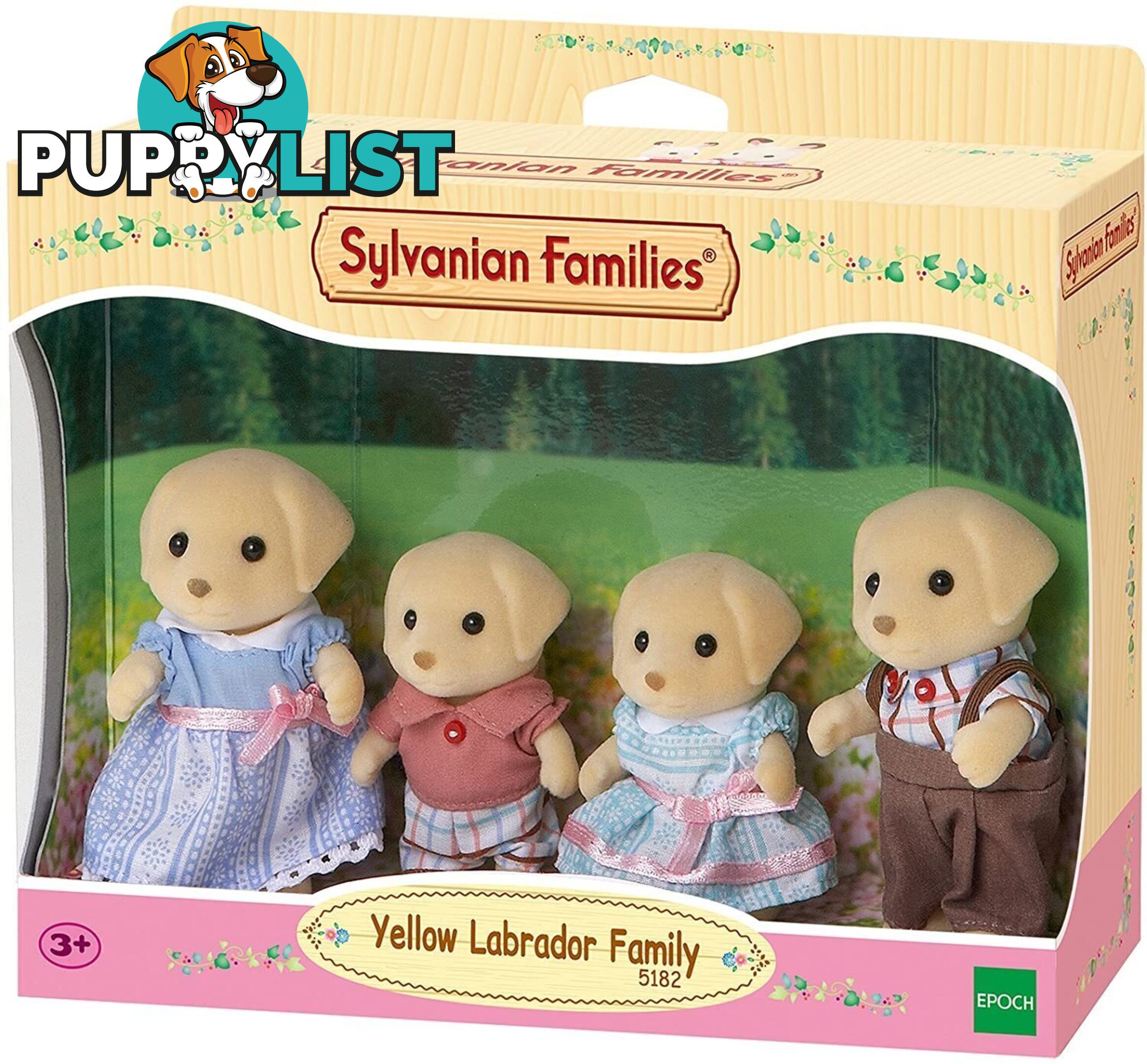 Sylvanian Families - Yellow Labrador Family - Mdsf5182 - 5054131051825