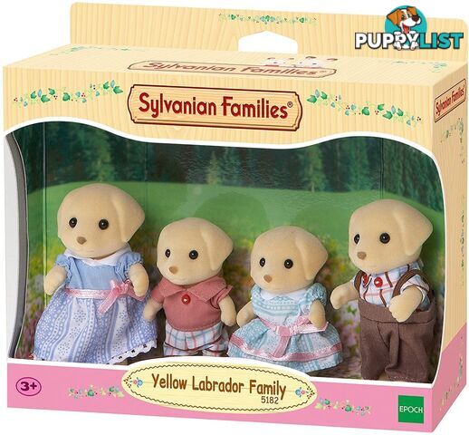 Sylvanian Families - Yellow Labrador Family - Mdsf5182 - 5054131051825