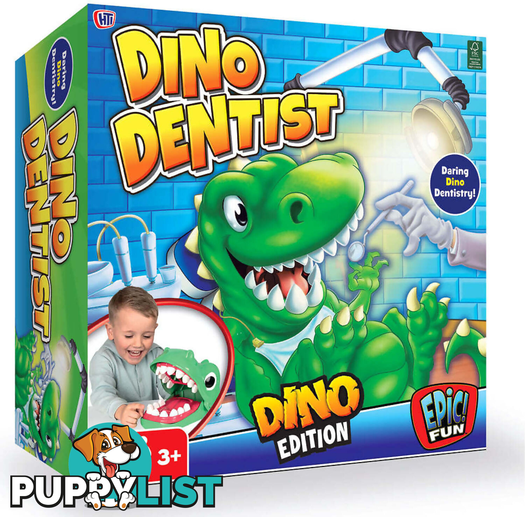 Dino Dentist Game - Hti Toys - Azahti1375473 - 5050837547310