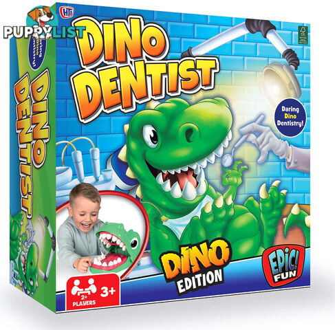 Dino Dentist Game - Hti Toys - Azahti1375473 - 5050837547310