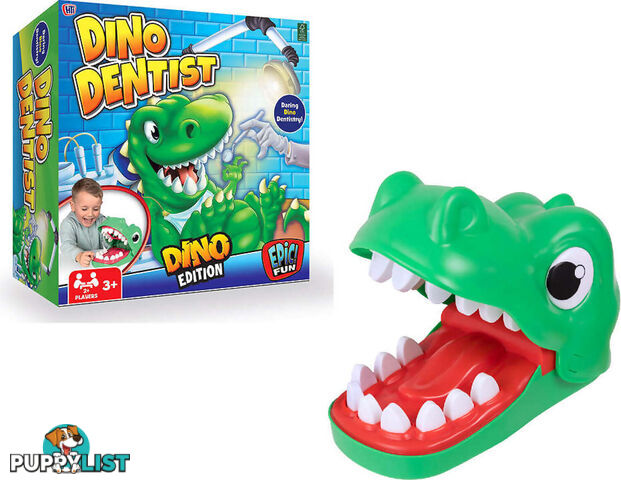 Dino Dentist Game - Hti Toys - Azahti1375473 - 5050837547310