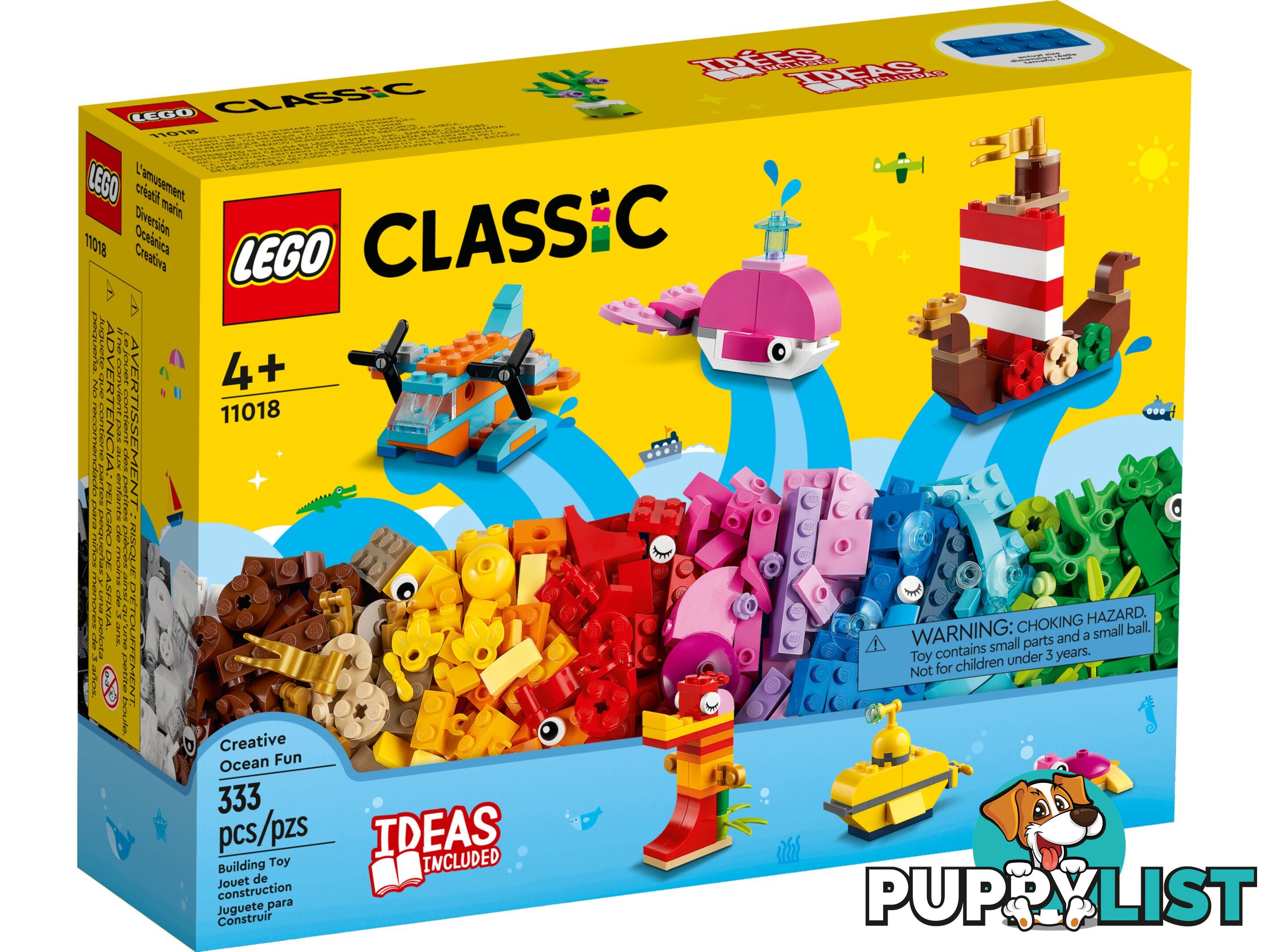 LEGO 11018 Creative Ocean Fun - Classic 4+ - 5702017117591