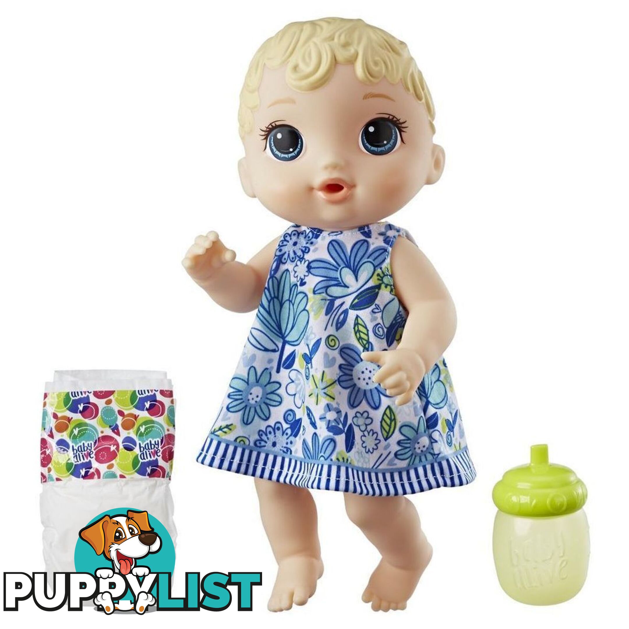 Baby Alive - Lil Sips Baby Blonde Doll Hbe0385ax00 - 630509626694