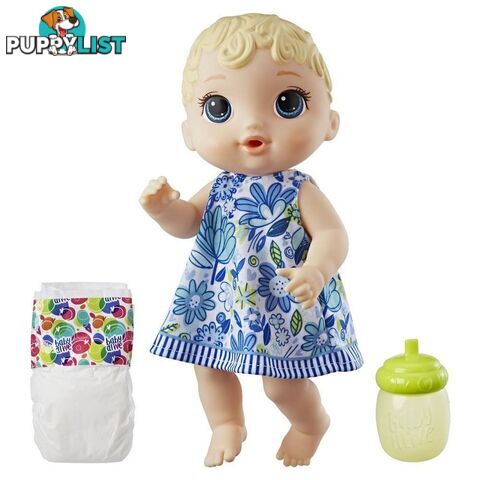 Baby Alive - Lil Sips Baby Blonde Doll Hbe0385ax00 - 630509626694