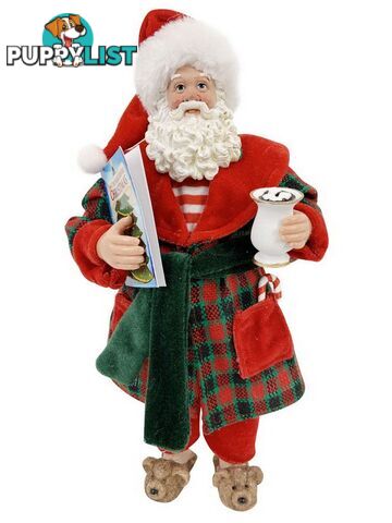 Cotton Candy - Xmas 28cm Standing Santa Clause Bedtime - Ccxrs03 - 9353468015736