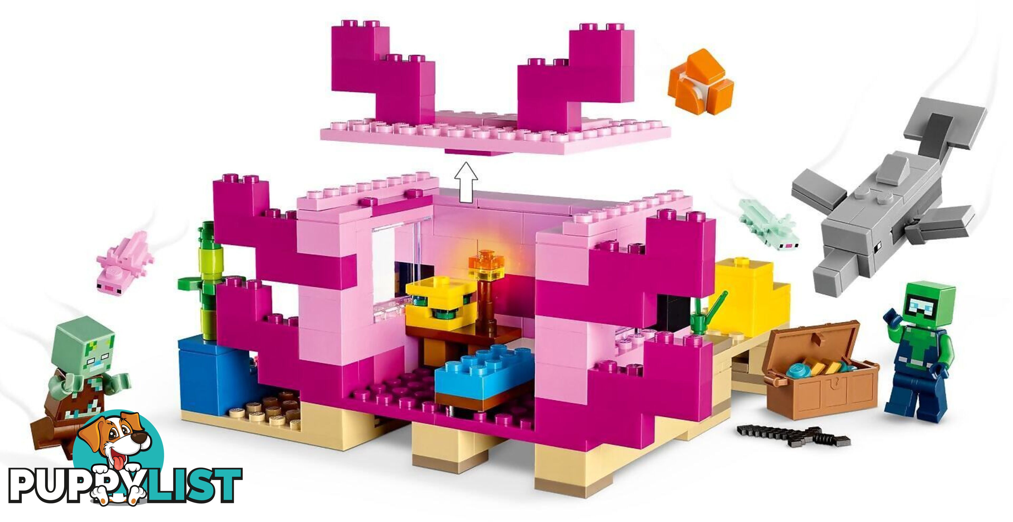 LEGO 21247 The Axolotl House - Minecraft - 5702017415826