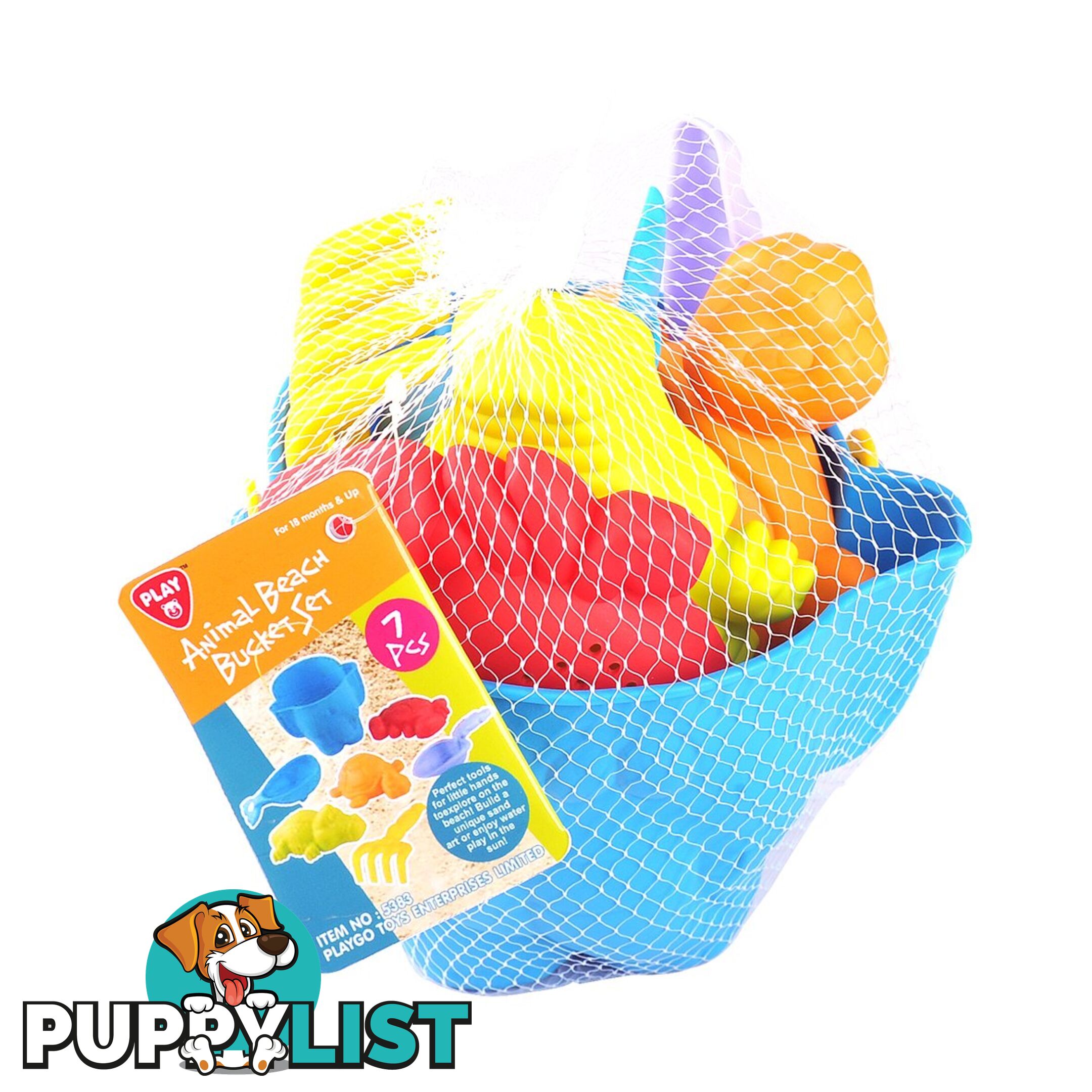 Animal Beach Bucket Set Playgo Toys Ent. Ltd Art64862 - 4892401053831