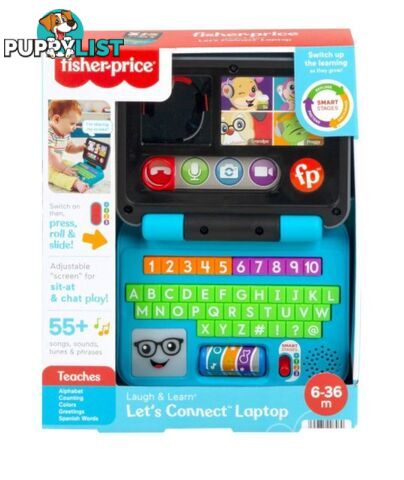 Fisher-Price Laugh And Learn Lets Connect Laptop Mahcf33 - 194735008469