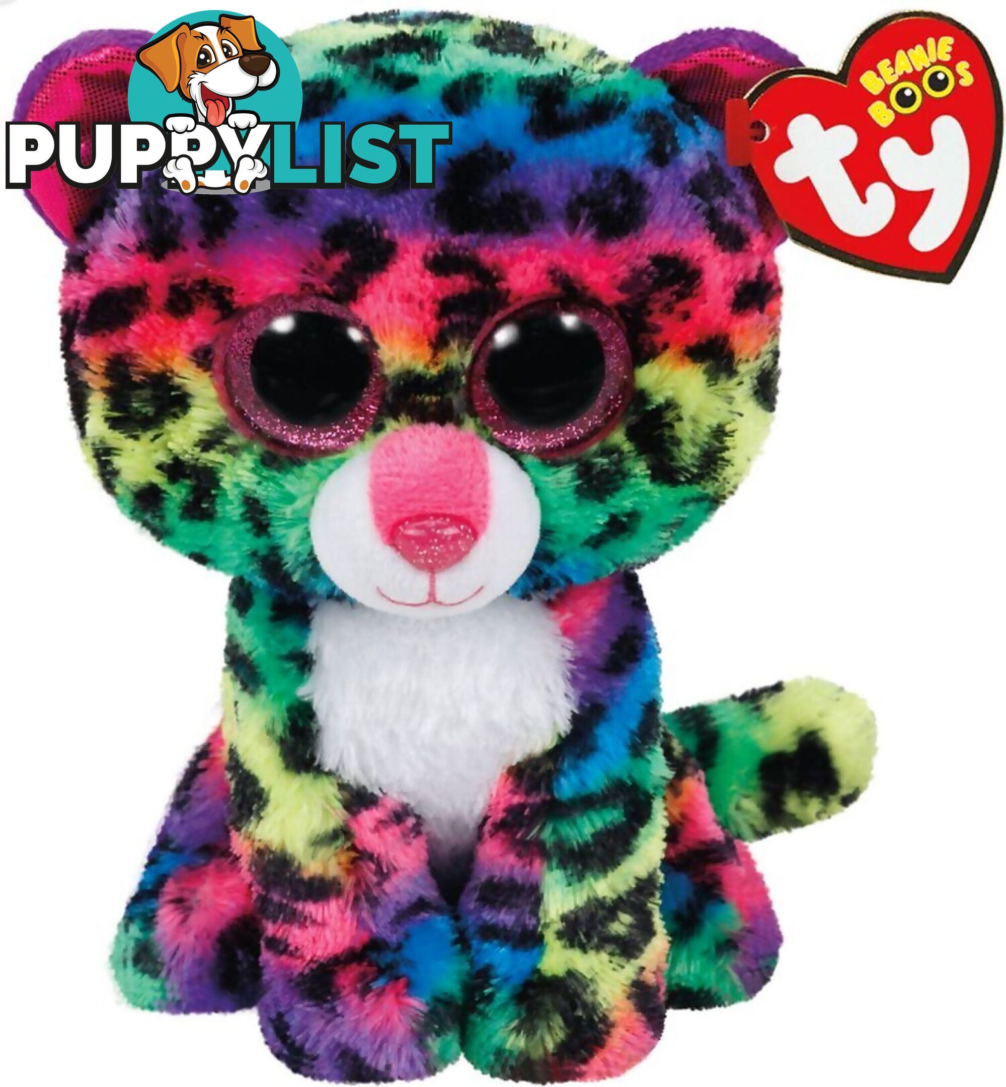 Ty Beanie Boos - Dotty Leopard Small 15cm - Bg37189 - 008421371891