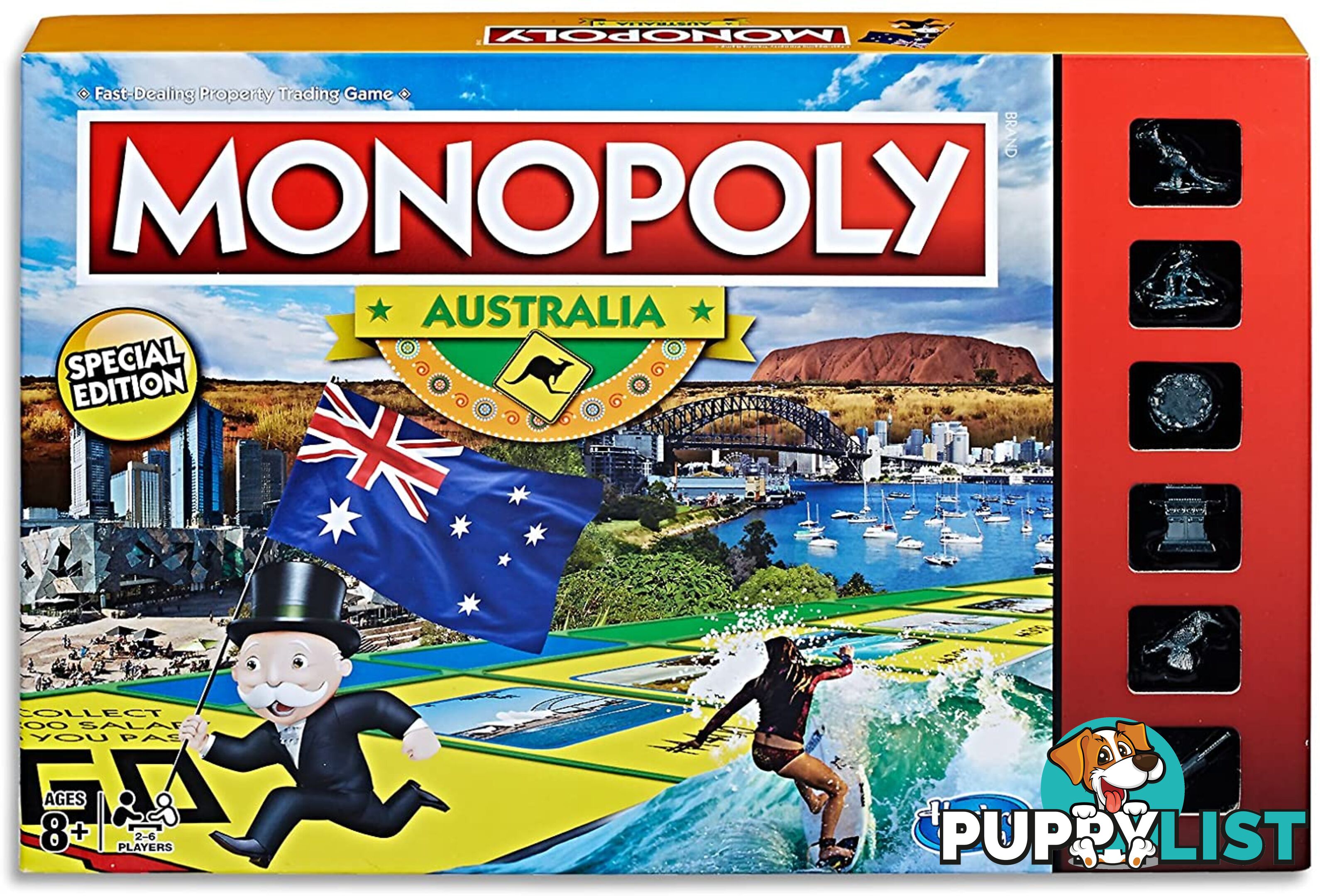 Monopoly -  Australia Special Edition Family Board Game - Australia's Best-loved Board Game Hasbro Hbc18162840 - 630509534104