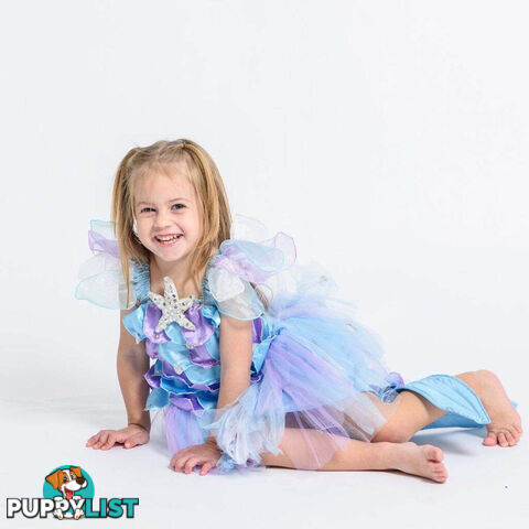 Fairy Girls - Costume Ocean Beach Mermaid Dress Blue/ Purple Small - Fg Fg472s - 9787118064728