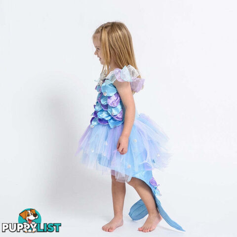 Fairy Girls - Costume Ocean Beach Mermaid Dress Blue/ Purple Small - Fg Fg472s - 9787118064728