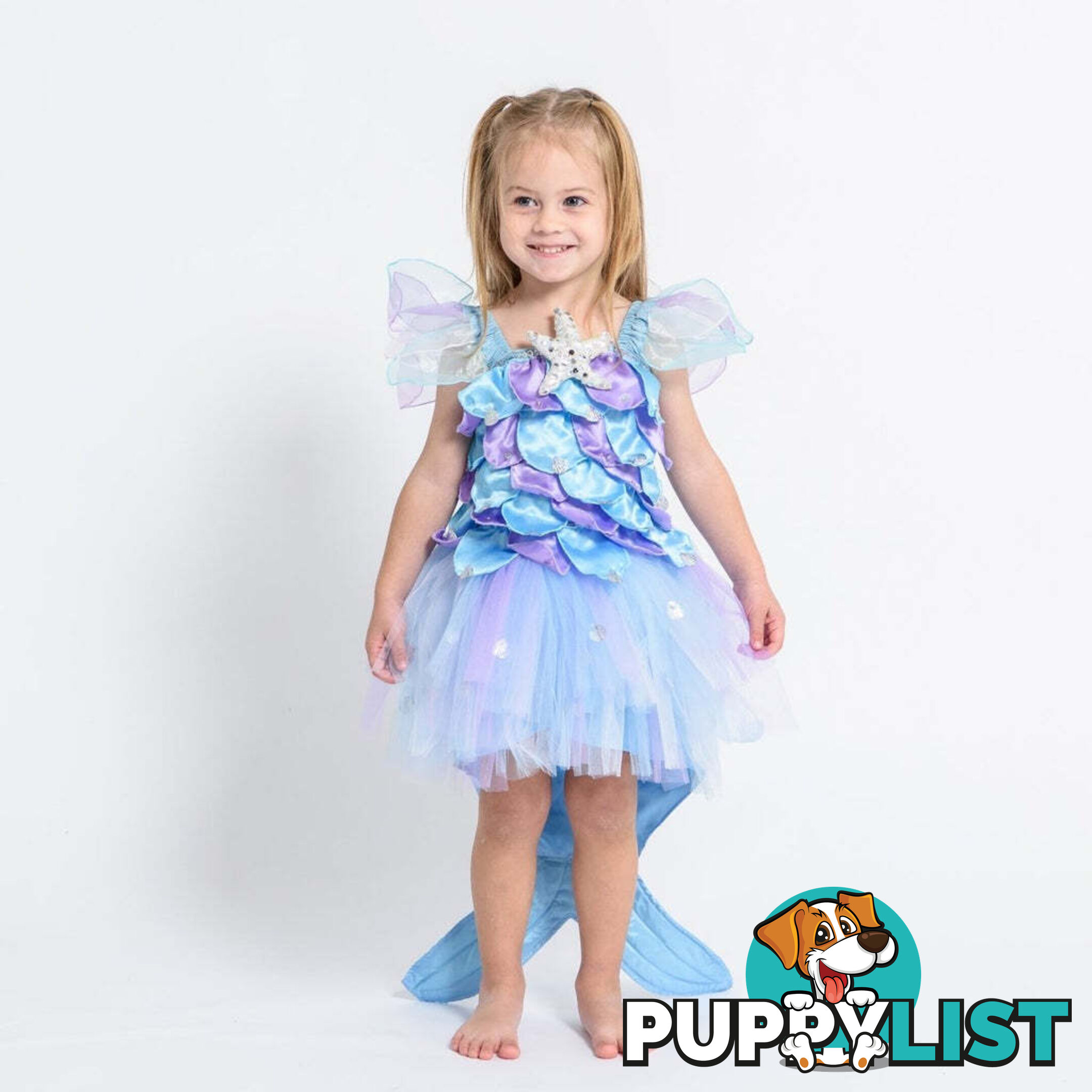 Fairy Girls - Costume Ocean Beach Mermaid Dress Blue/ Purple Small - Fg Fg472s - 9787118064728