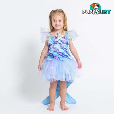 Fairy Girls - Costume Ocean Beach Mermaid Dress Blue/ Purple Small - Fg Fg472s - 9787118064728