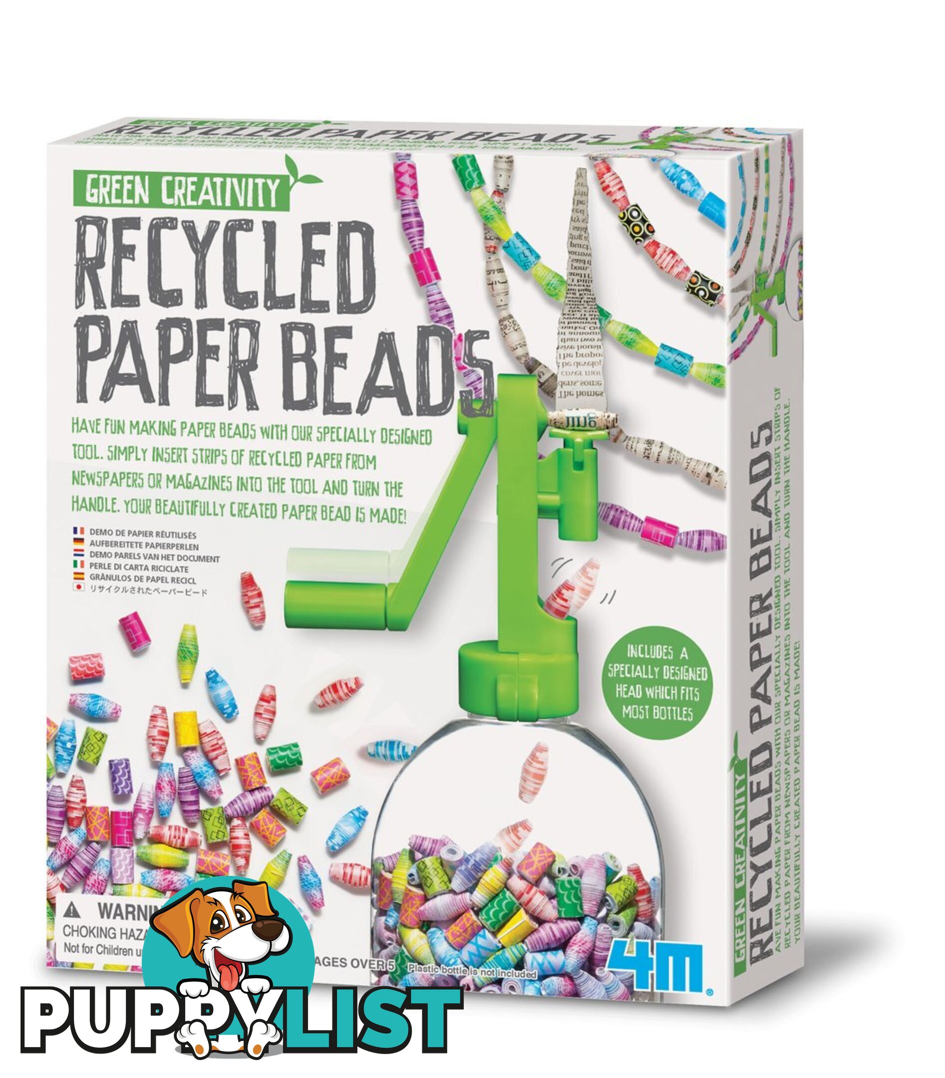 4m - Green Science - Recycled Paper Beads Jpc4588 - 4893156045881