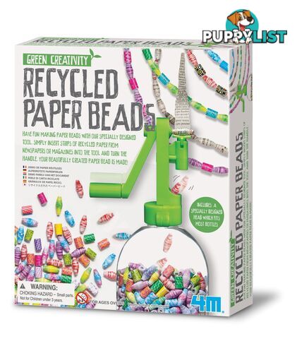 4m - Green Science - Recycled Paper Beads Jpc4588 - 4893156045881