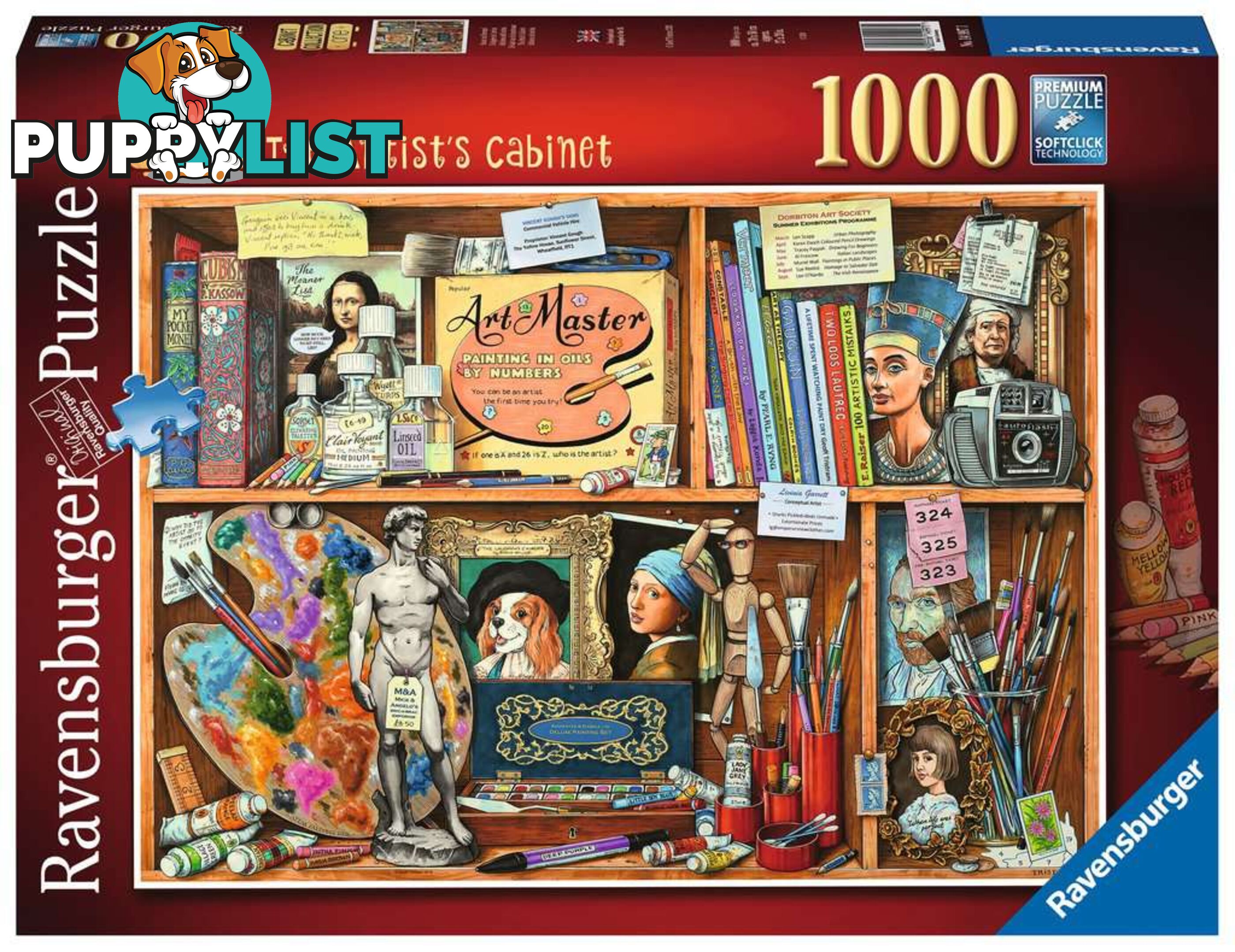 Ravensburger - The Artist's Cabinet Jigsaw Puzzle 1000 Pieces Rb14997 - 4005556149971