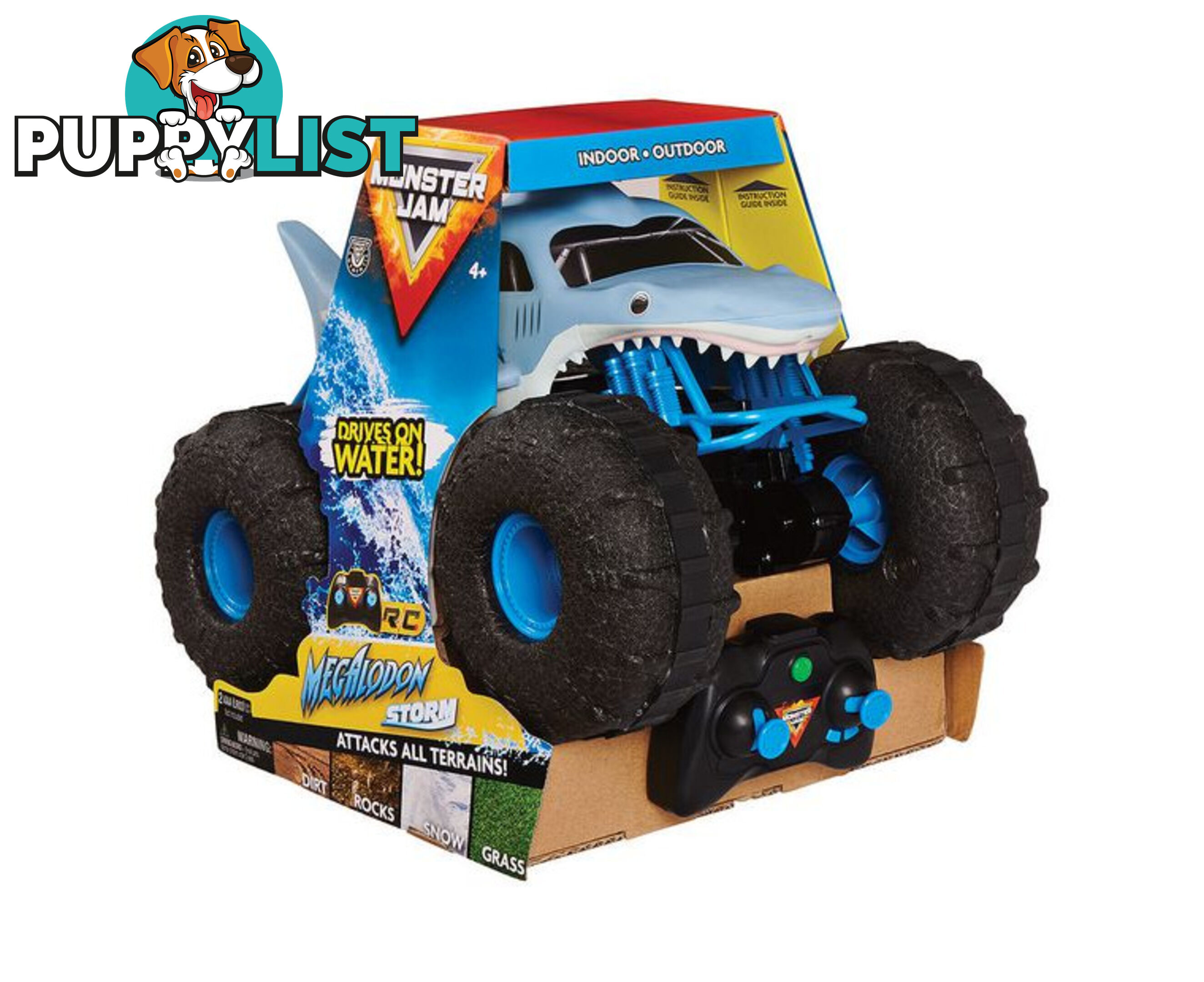 Monster Jam  - Rc Megalodon - Storm Si6056226 - 778988136485