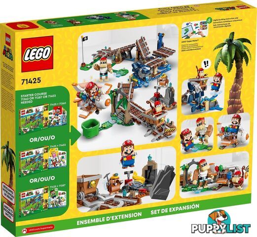 LEGO 71425 Diddy Kong's Mine Cart Ride Expansion Set - Super Mario - 5702017415772