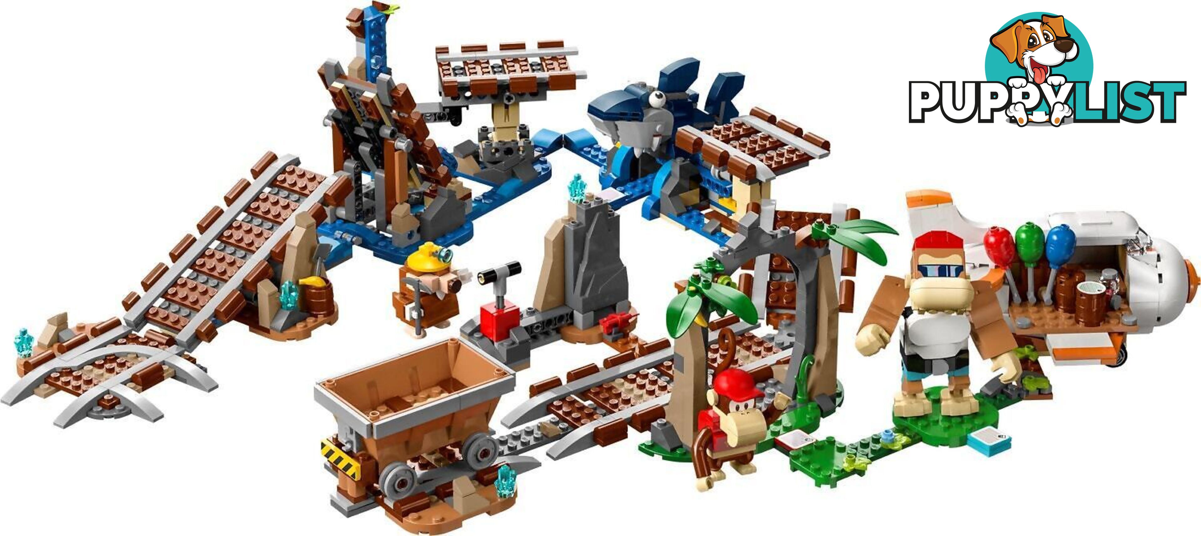 LEGO 71425 Diddy Kong's Mine Cart Ride Expansion Set - Super Mario - 5702017415772