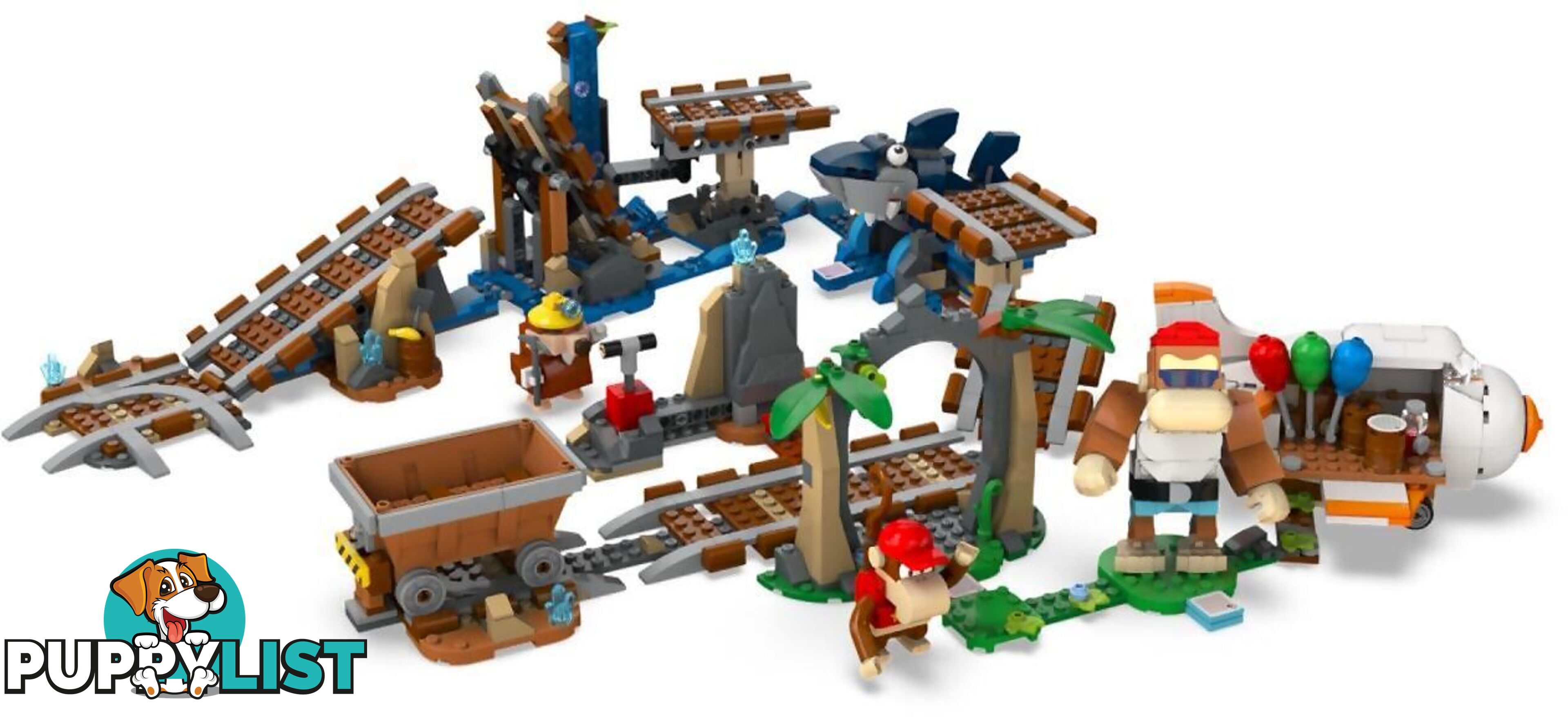 LEGO 71425 Diddy Kong's Mine Cart Ride Expansion Set - Super Mario - 5702017415772