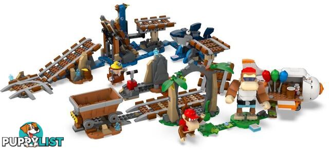 LEGO 71425 Diddy Kong's Mine Cart Ride Expansion Set - Super Mario - 5702017415772