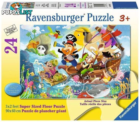 Ravensburger - Land Ahoy! Pirates Jigsaw Puzzle 24pc - Mdrb03042 - 4005556030422