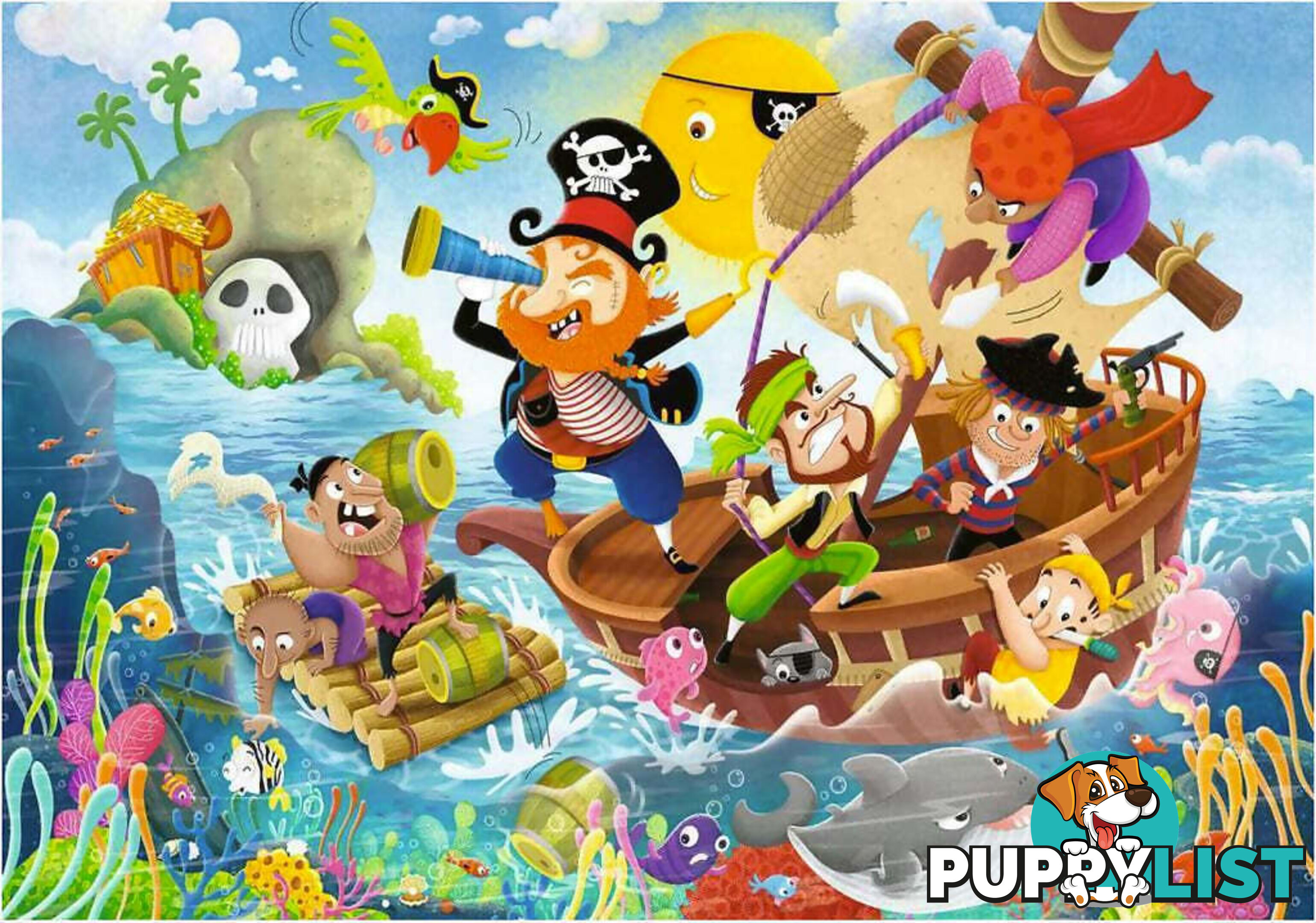 Ravensburger - Land Ahoy! Pirates Jigsaw Puzzle 24pc - Mdrb03042 - 4005556030422