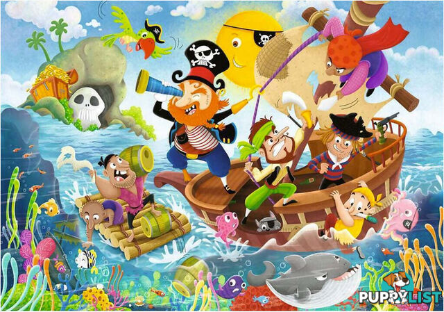 Ravensburger - Land Ahoy! Pirates Jigsaw Puzzle 24pc - Mdrb03042 - 4005556030422