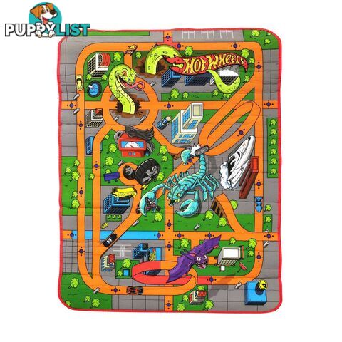 Hot Wheels® - Reversible Foam Playmat Large size 115 X 85cm  - Hc139830097 - 9311549300997