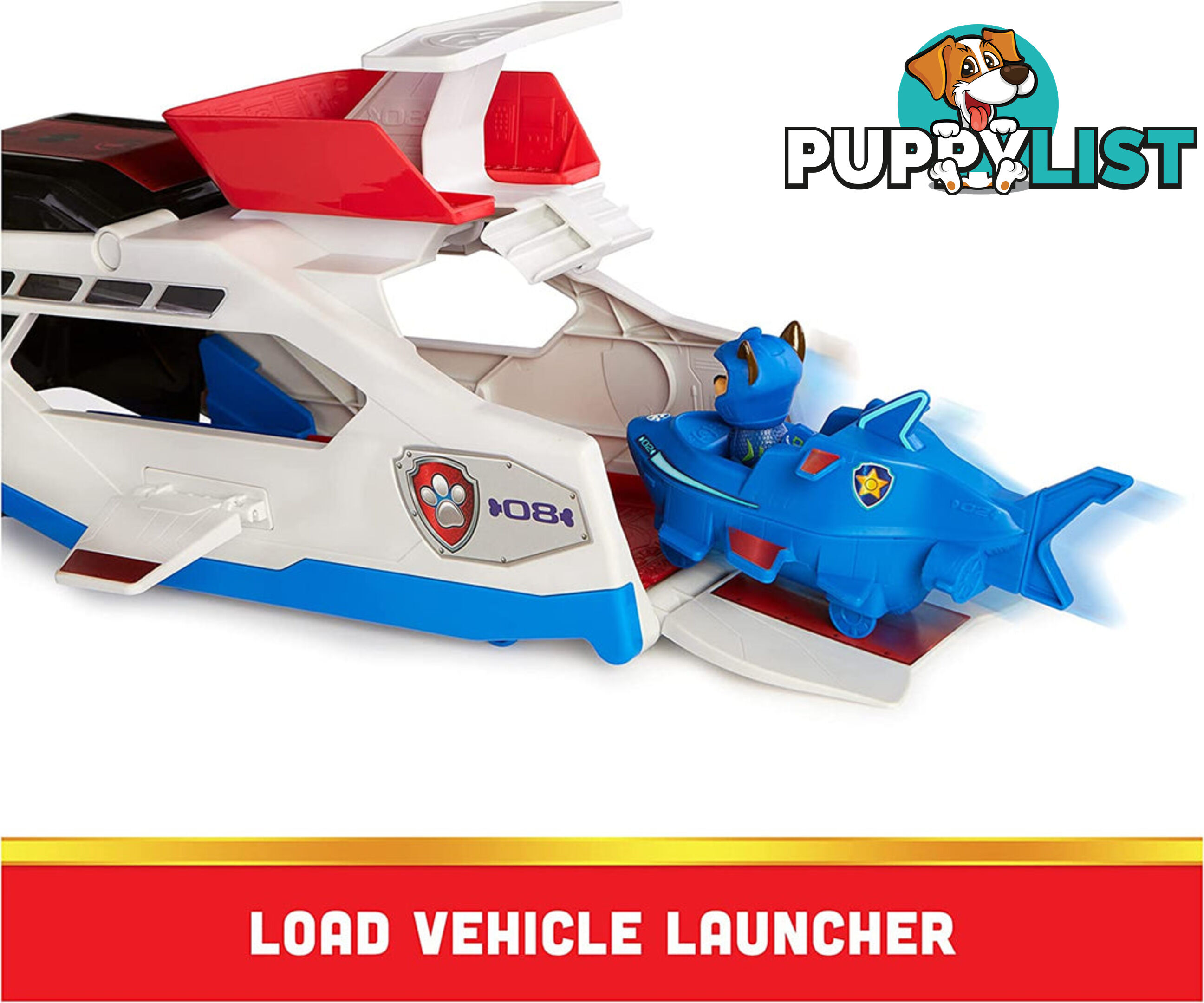 Paw Patrol Aqua Pups Whale Patroller - Si6065308 - 778988436264