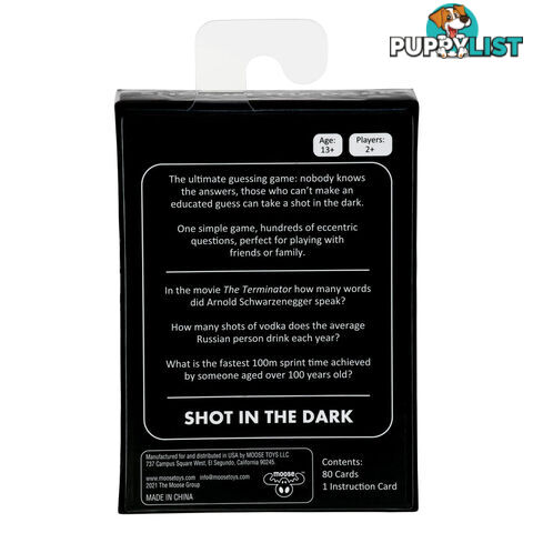 Shot In The Dark Card Game - Mj91022 - 630996910221