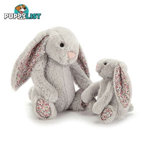 Jellycat Blossom Bashful Silver Bunny Medium Silver 31x12x15cm   Bl3bsn - 670983101010