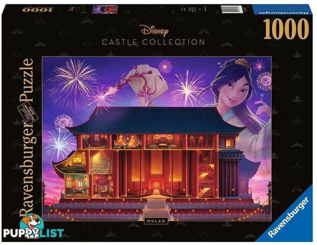 Ravensburger - Disney Castles Mulan Jigsaw Puzzle 1000pc - Mdrb17332 - 4005556173327