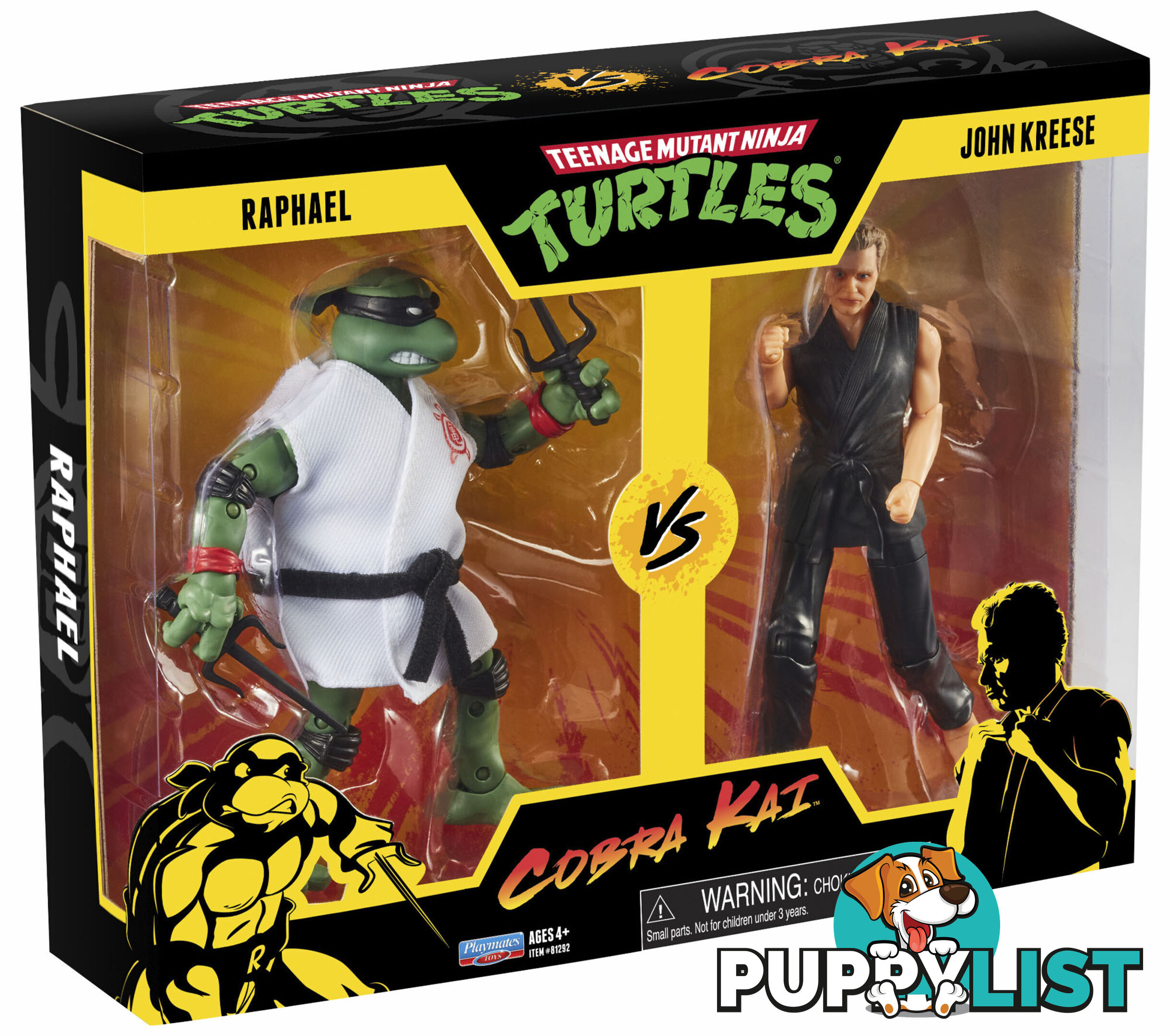 Teenage Mutant Ninja Turtles - Vs Cobra Kai 2pk - Raphael Vs John Kreese Hs81292 - 043377812920