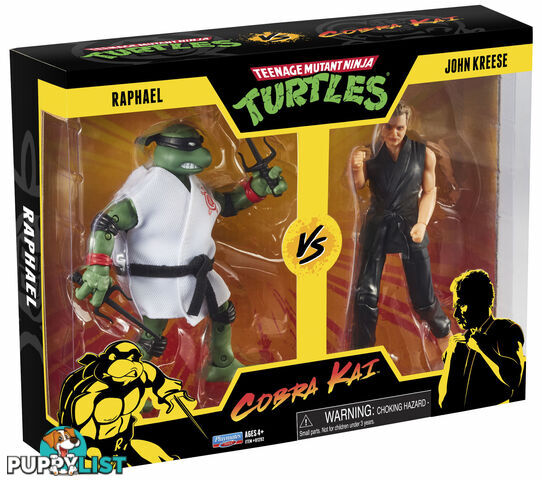 Teenage Mutant Ninja Turtles - Vs Cobra Kai 2pk - Raphael Vs John Kreese Hs81292 - 043377812920