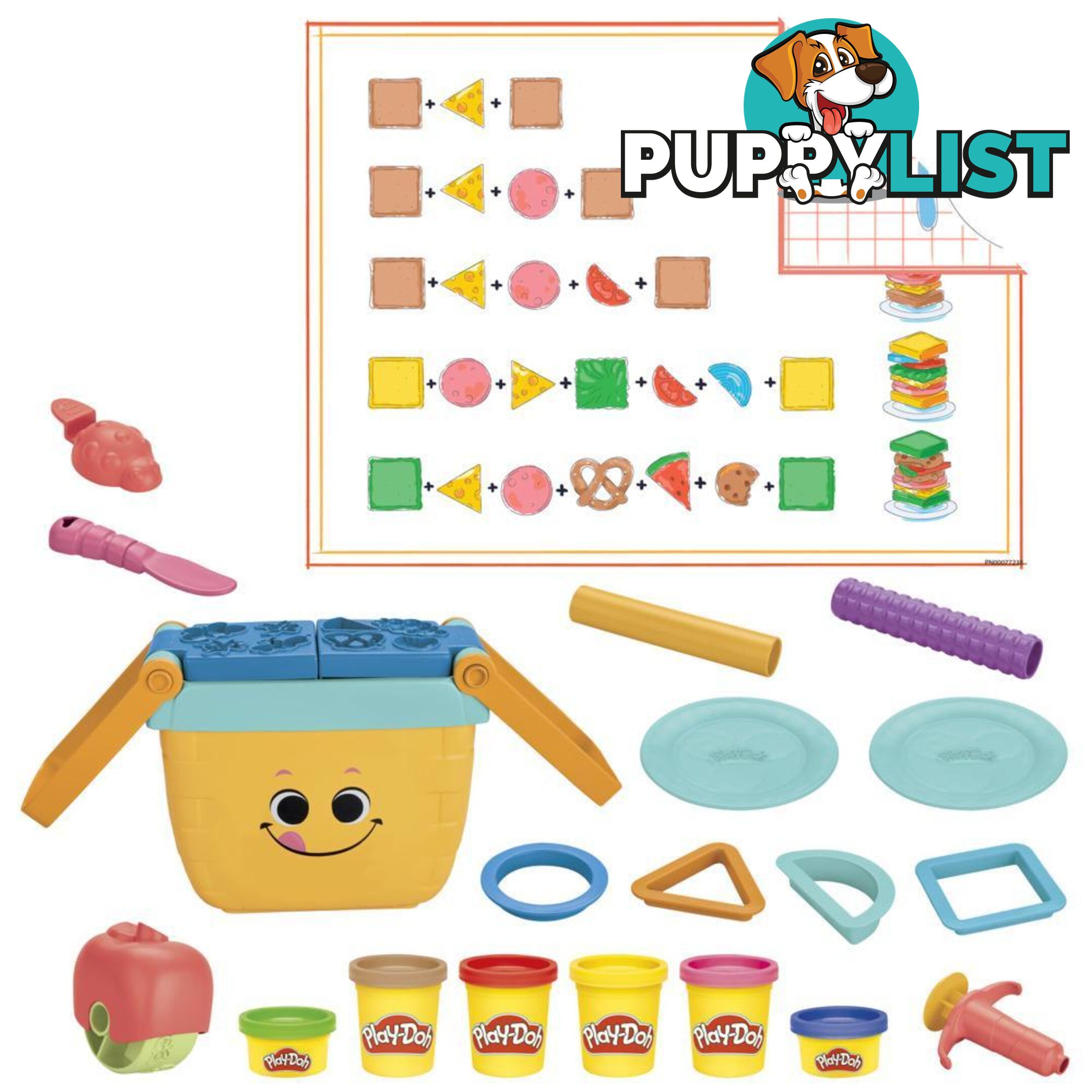 Play-doh - Picnic Shapes Starter - Hbf69165loo - 5010994208400