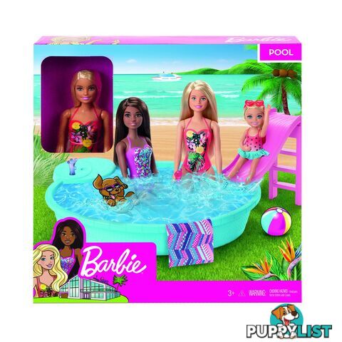 Barbie Doll And Her Pool Maghl91 - 887961796841