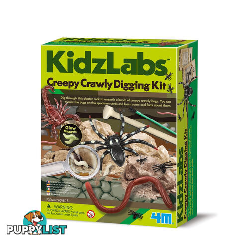 4m - Kidzlabs - Creepy Crawly Digging Kit Jpfsg3397 - 4893156033970