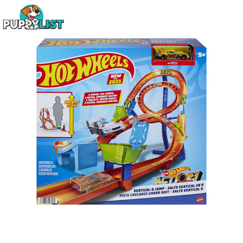 Hot Wheels® - Action Figure-8 Track Set With 1 Hot Wheels® - Toy Car - Mahmb15 - 194735123162