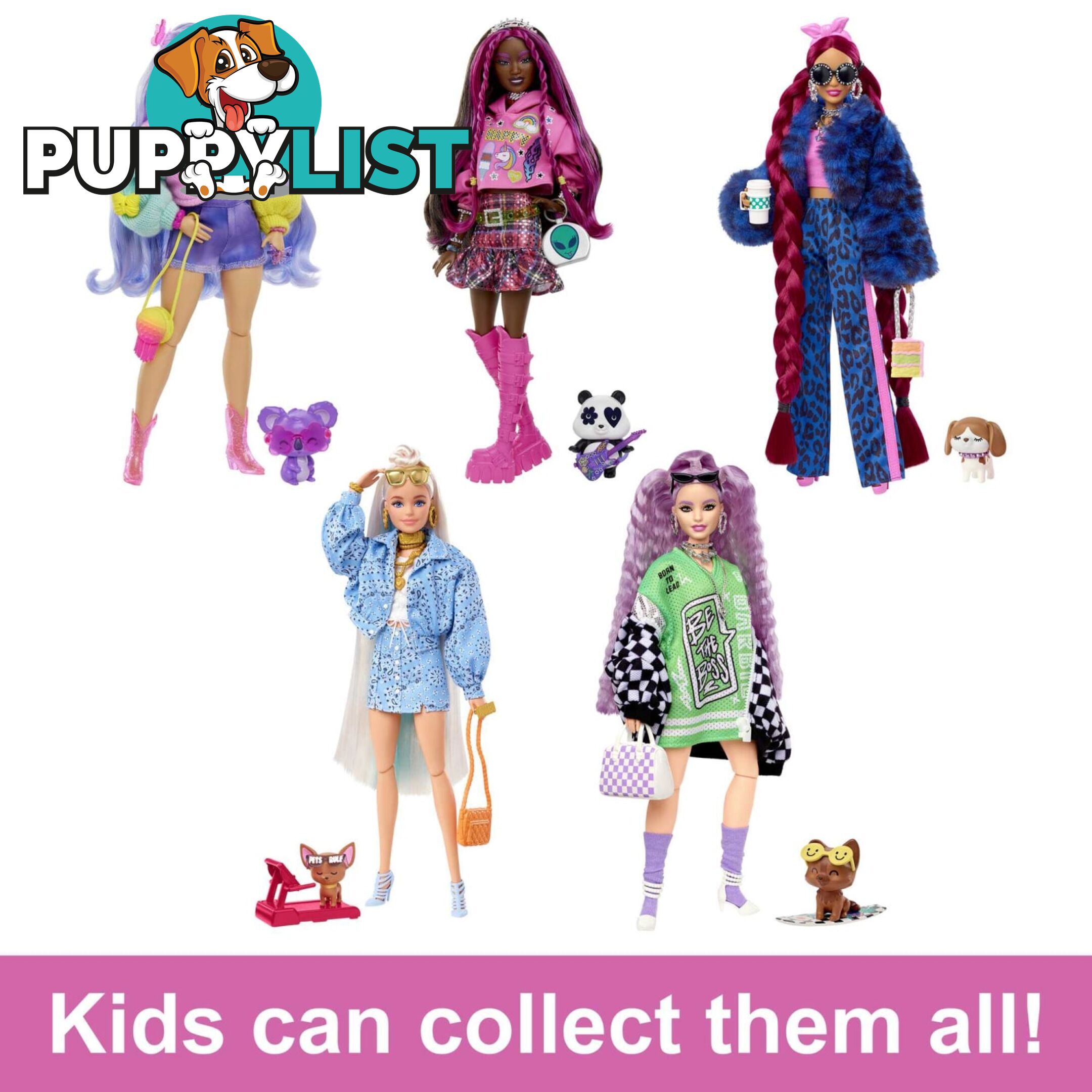 Barbie Doll And Accessories Barbie Extra Doll With Pet Chihuahua - Mahhn08 - 194735072569