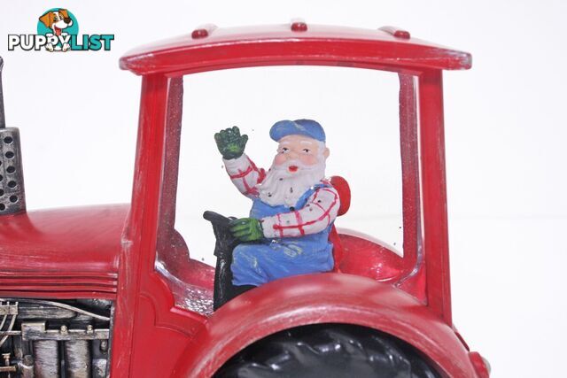 Cotton Candy - Xmas W-s Tractor W Santa Red - Ccxac306a - 9353468010618