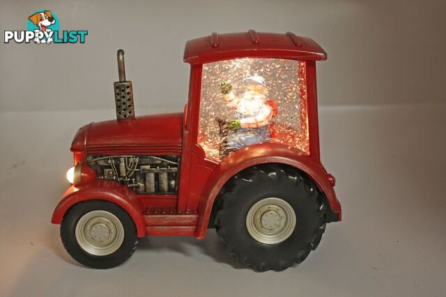 Cotton Candy - Xmas W-s Tractor W Santa Red - Ccxac306a - 9353468010618