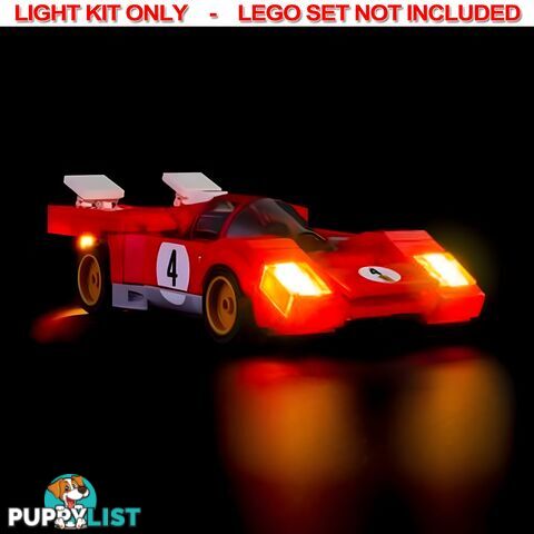 Light Kit For LEGO Speed Champions 1970 Ferrari 512 M 76906 - Light My Bricks - Lb75452389382 - 754523893822