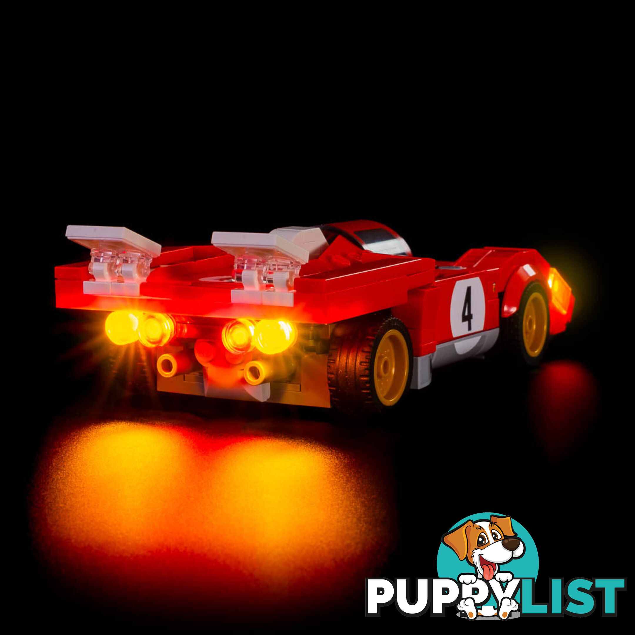 Light Kit For LEGO Speed Champions 1970 Ferrari 512 M 76906 - Light My Bricks - Lb75452389382 - 754523893822