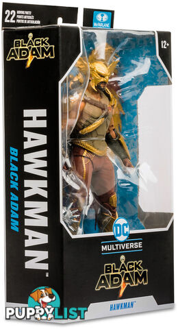 Mcfarlane - Hawkman 7 Inch Figurine (Black Adam Movie) - Hs15257 - 787926152579